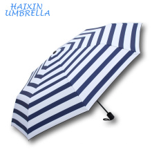 New Promotion Items from China 8 Ribs Wedding Souvenir Marine Look Summer Compact Travel Umbrella Windproof Umbrellas